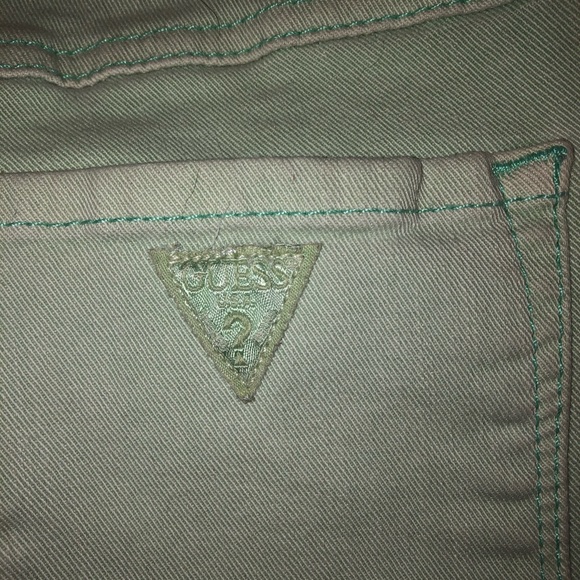Guess Skinny Jesns- Pastel Mint Green - Picture 5 of 7